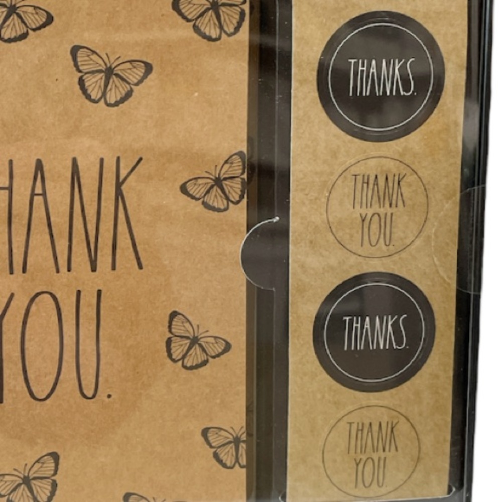 NEW Rae Dunn THANK YOU Note Card Set - Picture 3 of 5
